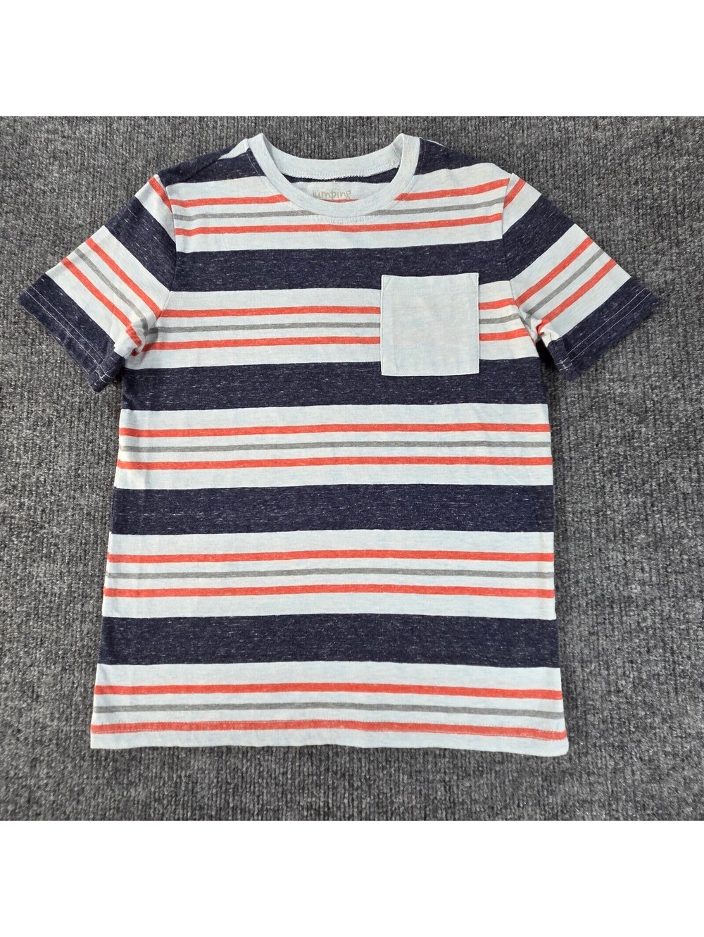 Jumping Beans Boy's Striped Short Sleeve T-Shirt Size 8